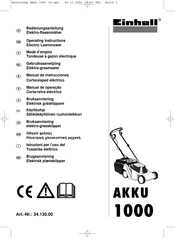 Einhell AKKU 1000 Manual De Instrucciones