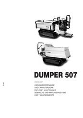 Grillo DUMPER 507 Manual De Instrucciones, Uso Y Mantenimiento