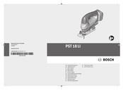 Bosch PST 18 LI Manual Original