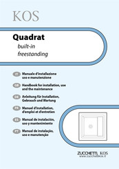 KOS Quadrat Manual De Instalación, Uso Y Mantenimiento