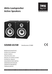 IMG STAGELINE SOUND-65/SW Manual De Instrucciones