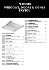 Dometic POWERED ROOFBLIND Instrucciones De Montaje