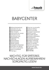 Hauck BABYCENTER Instrucciones De Manejo