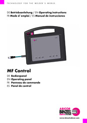 Abicor Binzel MF Control Manual De Instrucciones