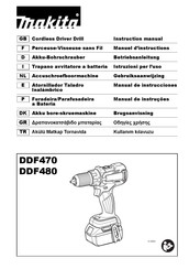 Makita DDF470 Manual De Instrucciones