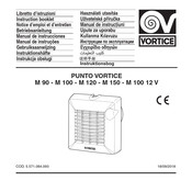 Vortice PUNTO M 100 12 V Manual De Instrucciones