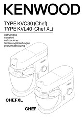 Kenwood KVC30 Manual De Instrucciones