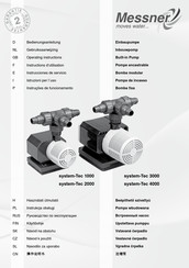 Messner system-Tec 4000 Instrucciones De Servicio