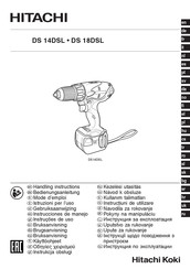 Hitachi DS 18DSL Instrucciones De Manejo