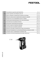 Festool C 12 Manual De Instrucciones