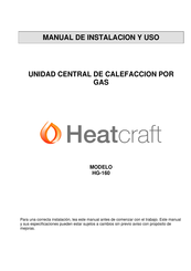 Heatcraft HG-160 Manual De Instalacion Y Uso