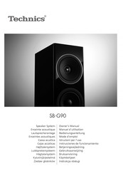 Technics SB-G90 Instrucciones De Funcionamiento