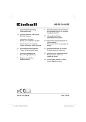 EINHELL GE-SP 3546 RB Manual De Instrucciones Original