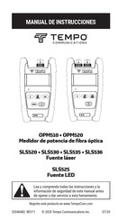 Tempo SLS520 Manual De Instrucciones