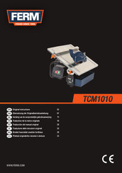 Ferm TCM1010 Traducción Del Manual Original