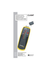 Chauvin Arnoux C.A 847 Manual De Instrucciones