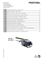 Festool BS 105 Manual De Instrucciones