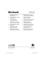 EINHELL TE-JS 18 Li Manual De Instrucciones Original