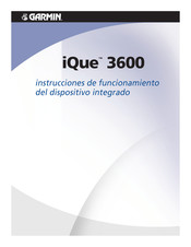 Garmin iQue 3600 Instrucciones De Funcionamiento