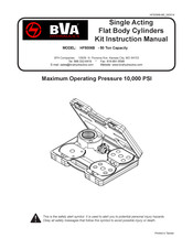 BVA Hydraulics HF5006B Manual De Instrucciones