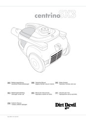 Dirt Devil Centrino SX 3 M2700 Manual De Instrucciones