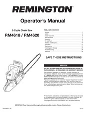 Remington RM4620 Manual Del Operador