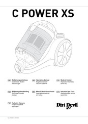 Dirt Devil C-Power XS M2818 Manual De Instrucciones