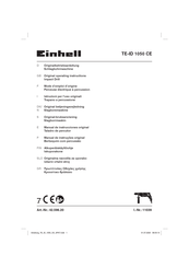 EINHELL TE-ID 1050 CE Manual De Instrucciones Original
