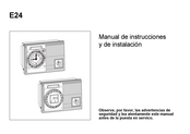 DOMUSA E24 Serie Manual De Instrucciones Y De Instalación