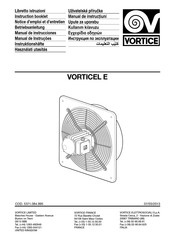Vortice E 354 M Manual De Instrucciones