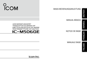 Icom IC-M506GE Manual Básico