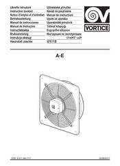 Vortice A-E 304 T Manual De Instrucciones