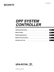Sony UPA-PC700 Manual De Instrucciones