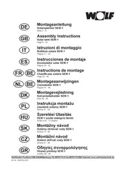 Wolf SEM-1 Instrucciones De Montaje