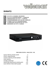 Velleman DVR4T2 Guia De Instalacion