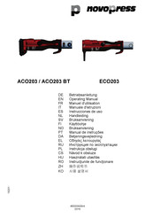 NovoPress ACO203 Instrucciones De Uso