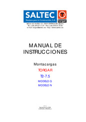 SALTEC Torgar T2-7.5 N Manual De Instrucciones