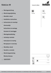 Hettich SlideLine M Instrucciones De Montaje