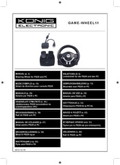 König Electronic GAME-WHEEL11 Manual De Uso