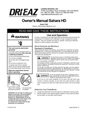 Dri-Eaz Sahara HD F352 Manual Del Usuario