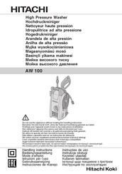 Hitachi AW 100 Instrucciones De Manejo