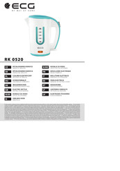 Ecg RK 0520 Manual De Instrucciones