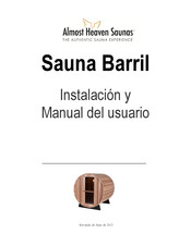 Almost Heaven Saunas Barril Manual Del Usuario