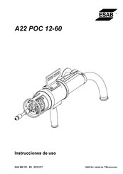 ESAB A22 POC 12-60 Instrucciones De Uso