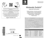 Nintendo Switch Información Importante