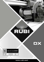 Rubi DX Serie Manual De Instrucciones Originales