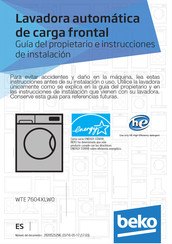 Beko WTE 7604XLWO Guia Del Propietario