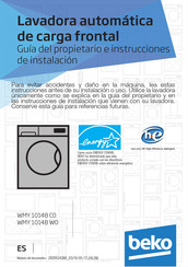 Beko WMY10148WO Guia Del Propietario