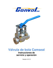 Conval Camseal SA-182 GR.F316 Instrucciones De Servicio