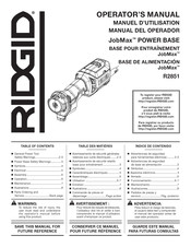 RIDGID R2851 Manual Del Operador